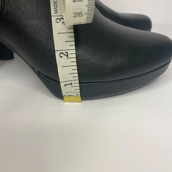 Naturalizer Black Heeled Boots with Sleek Design - Picture 9 of 9